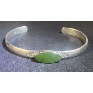 Sterling Silver WDL Bracelet. Vintage. Flexible Size. Cuff Style. rare